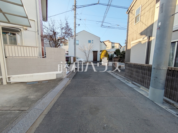 接道状況および現場風景　【練馬区東大泉６丁目】