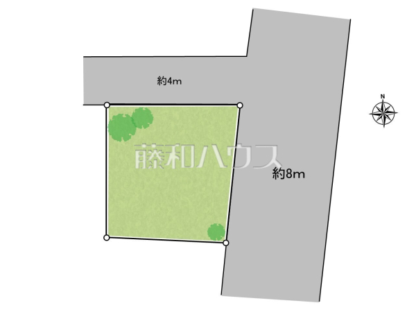 全体区画図　【八王子市台町３丁目】