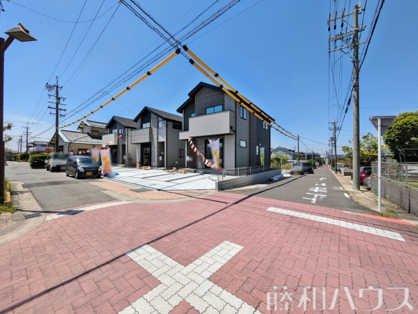 接道状況および現場風景　【名古屋市名東区大針３丁目】