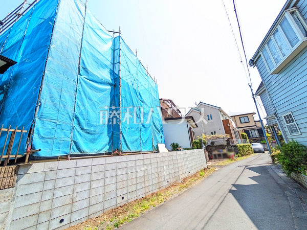 接道状況および現場風景　【八王子市中野山王２丁目】