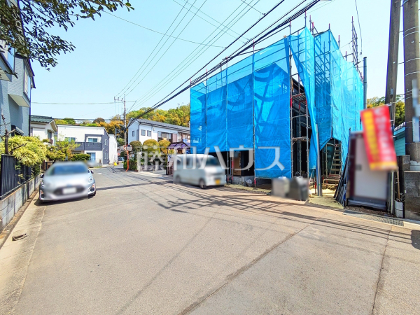 接道状況および現場風景　【八王子市中野山王２丁目】