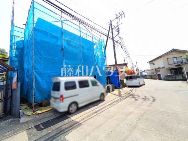 接道状況および現場風景　【八王子市中野山王２丁目】