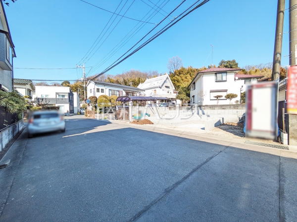 接道状況および現場風景　【八王子市中野山王２丁目】