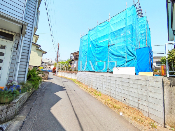接道状況および現場風景　【八王子市中野山王２丁目】