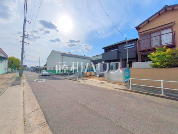 接道状況および現場風景　【尾張旭市大塚町３丁目】