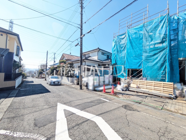 接道状況および現場風景　【八王子市富士見町】