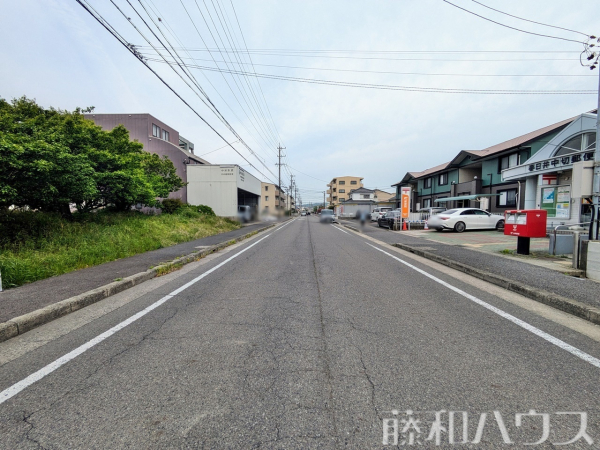 接道状況および現場風景　【春日井市中切町１丁目】