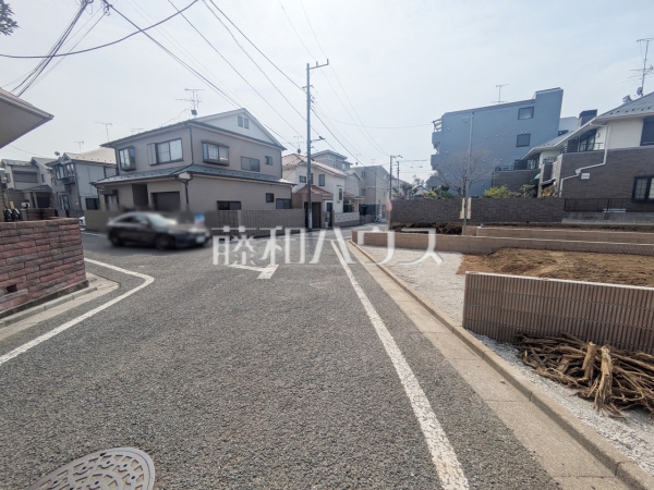 接道状況および現場風景　【練馬区田柄２丁目】