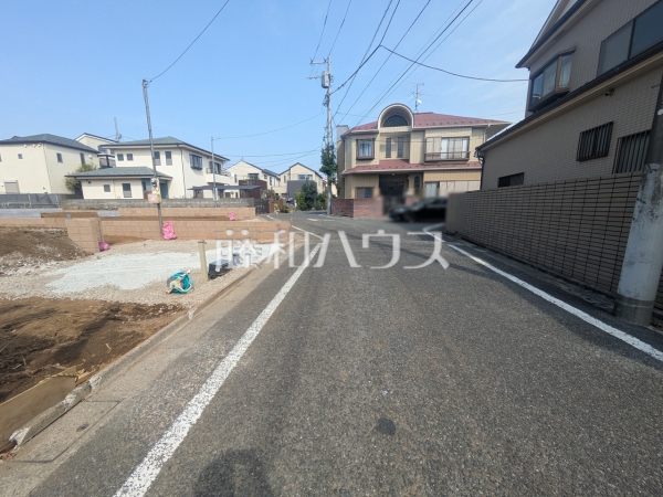 接道状況および現場風景　【練馬区田柄２丁目】