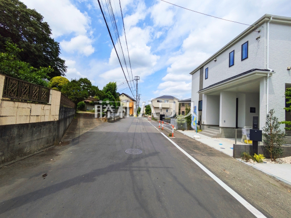 接道状況および現場風景　【和光市下新倉５丁目】