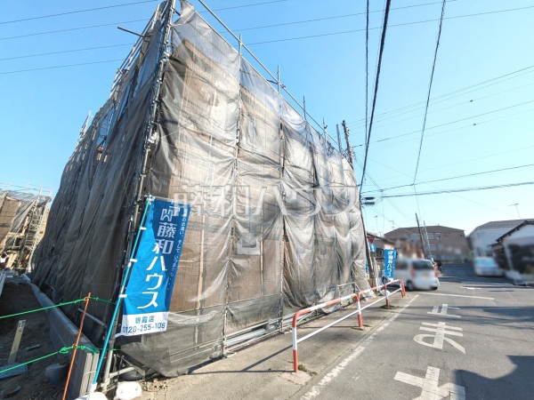 接道状況および現場風景　【和光市下新倉５丁目】