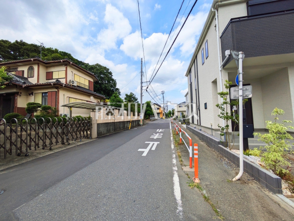 接道状況および現場風景　【和光市下新倉５丁目】