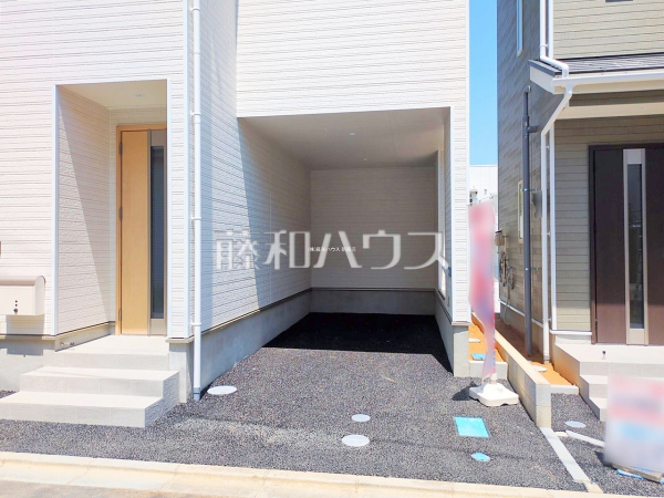 4号棟　カースペース　【和光市下新倉３丁目】愛車を守るビルトインガレージ！アウトドア用品のお手入れにも便利です！　