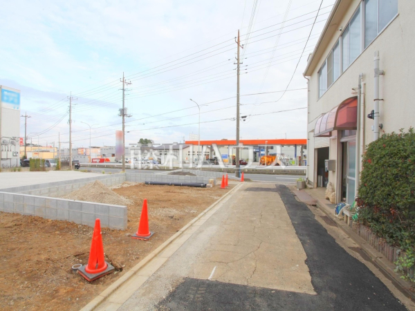 接道状況および現場風景　【和光市下新倉３丁目】