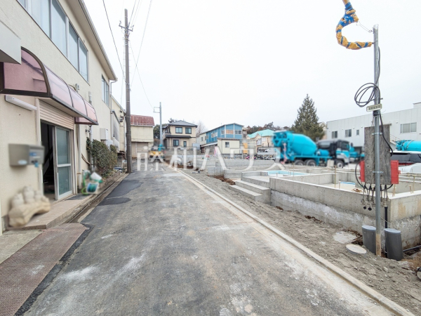 接道状況および現場風景　【和光市下新倉３丁目】