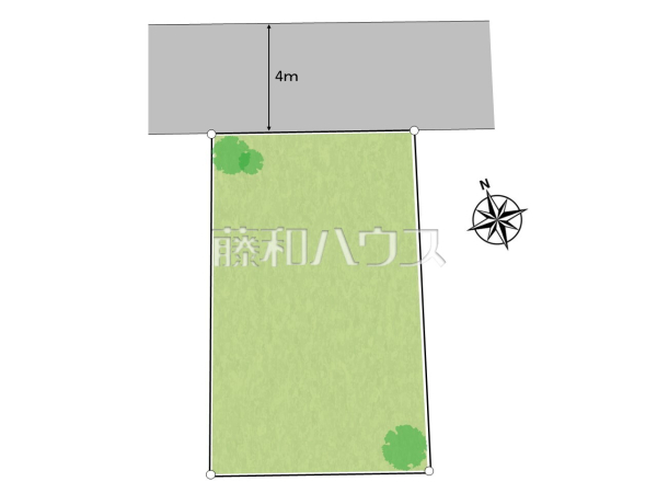 全体区画図　【立川市幸町６丁目】