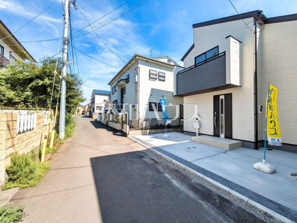 接道状況および現場風景　【立川市幸町６丁目】