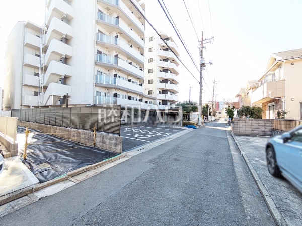 接道状況および現場風景　【練馬区関町北３丁目】