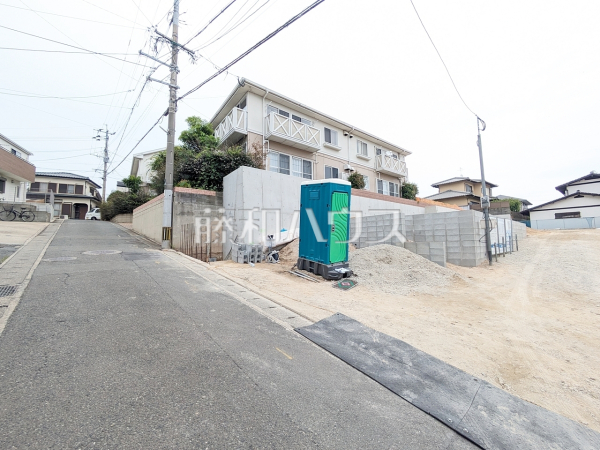 接道状況および現場風景　【福岡市城南区友丘６丁目】
