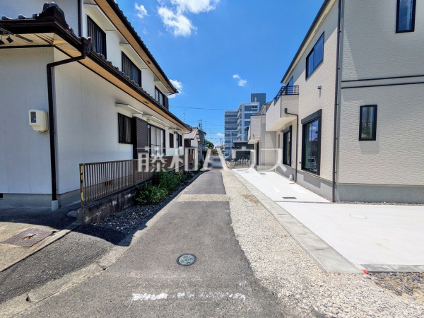 接道状況および現場風景　【尾張旭市東大道町曽我廻間】