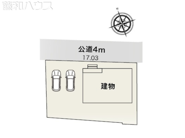 区画図　【北名古屋市二子屋敷】
