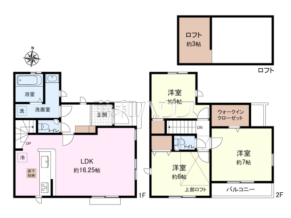 間取図　【東村山市青葉町３丁目】 平日のご案内も可能です。まずはお気軽にお問合せ下さいませ。 