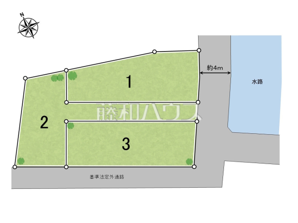 全体区画図　【東村山市諏訪町２丁目】