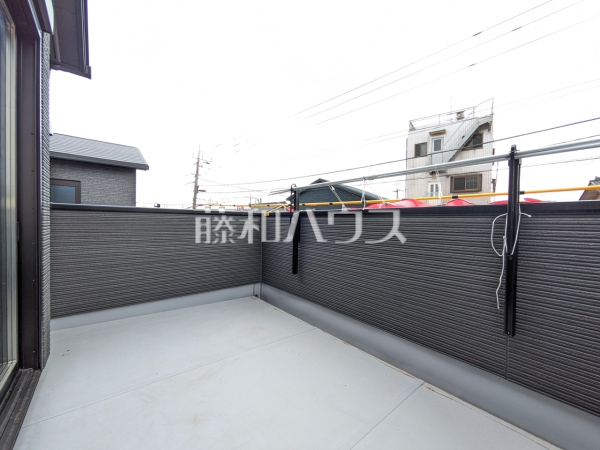 8号棟　バルコニー　【武蔵村山市中央３丁目】