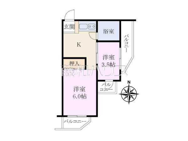 間取図　【レヂオンス田無】