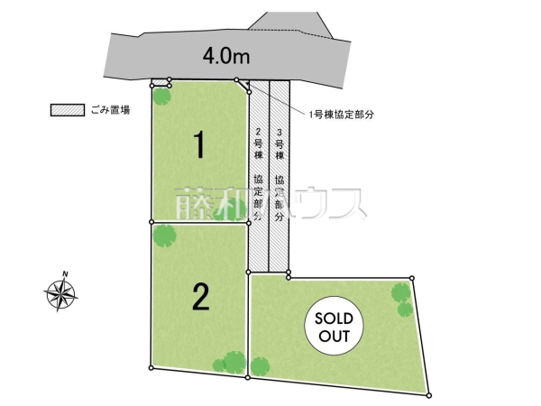 全体区画図　【新座市馬場１丁目】