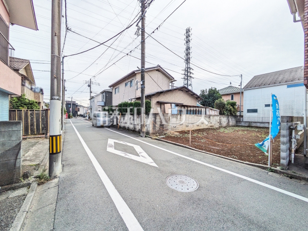 接道状況および現場風景　【国立市東３丁目】