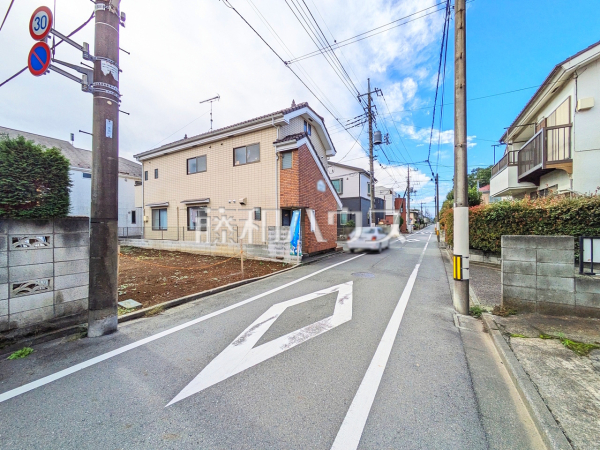 接道状況および現場風景　【国立市東３丁目】