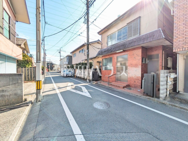接道状況および現場風景　【国立市東３丁目】