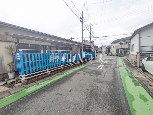 接道状況および現場風景　【福岡市城南区長尾４丁目】