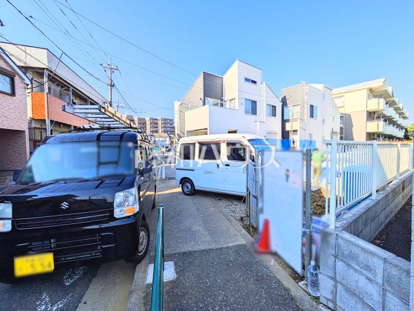 接道状況および現場風景　【練馬区石神井町８丁目】