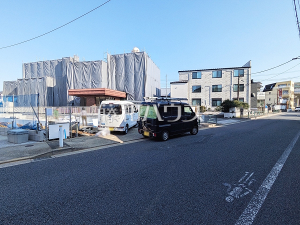 接道状況および現場風景　【練馬区石神井町８丁目】