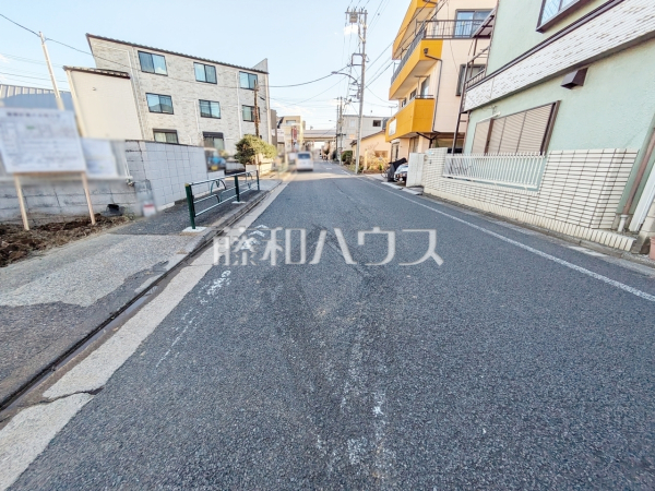 接道状況および現場風景　【練馬区石神井町８丁目】