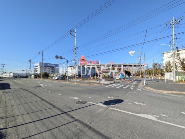 接道状況および現場風景　【昭島市田中町３丁目】