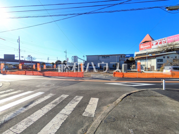 接道状況および現場風景　【昭島市田中町３丁目】