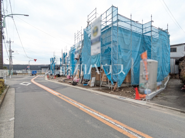 接道状況および現場風景　【昭島市田中町３丁目】