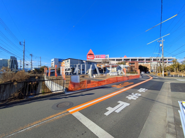 接道状況および現場風景　【昭島市田中町３丁目】