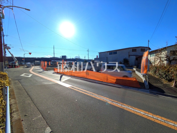 接道状況および現場風景　【昭島市田中町３丁目】