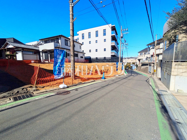 接道状況および現場風景　【志木市本町４丁目】