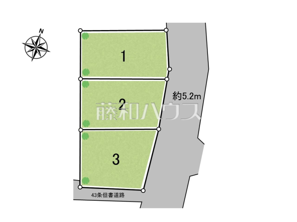 全体区画図　【志木市本町４丁目】