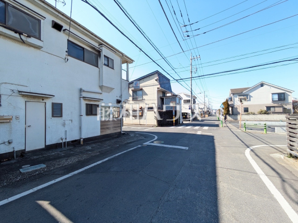 接道状況および現場風景　【武蔵村山市大南３丁目】