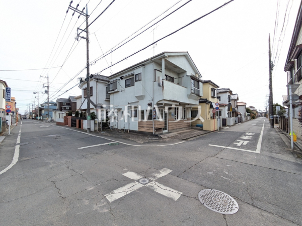 接道状況および現場風景【武蔵村山市大南３丁目】