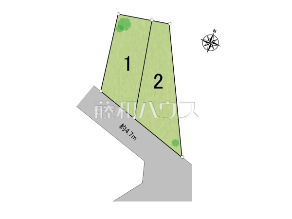 全体区画図　【福岡市南区和田２丁目】