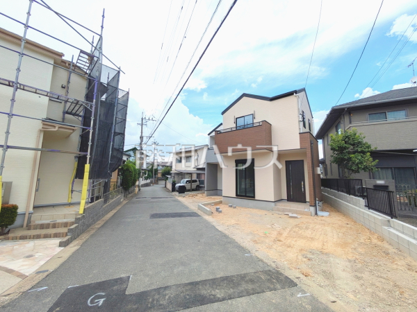 接道状況および現場風景　【福岡市南区和田２丁目】