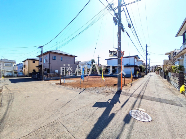接道状況および現場風景　【立川市若葉町１丁目】
