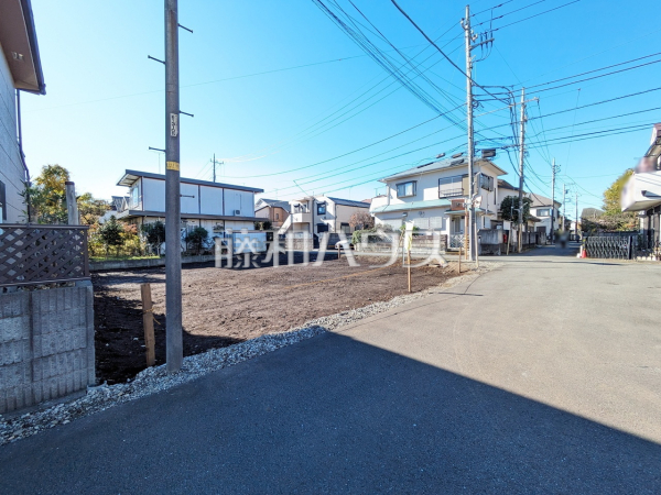 接道状況および現場風景　【立川市若葉町１丁目】